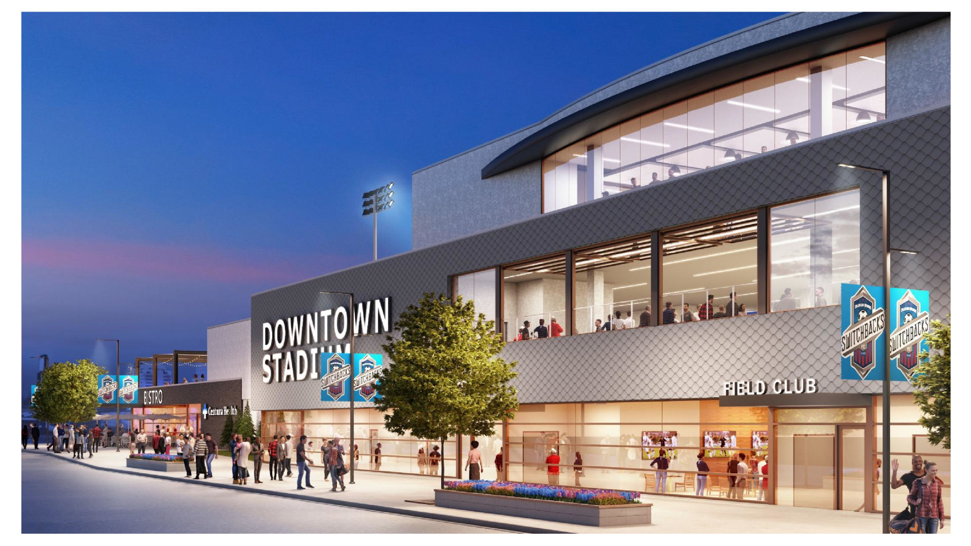 Switchbacks Stadium rendering